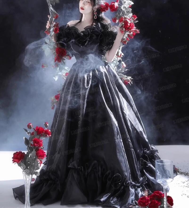 大好評 フォトウェディング撮影 高級感 花嫁ドレス ワンピース 卒業式ドレス 成人式ドレス お姫様 カラードレスパーティードレス きれいめ ウェディングドレス 前撮りドレス 後撮り コンサート オフシ