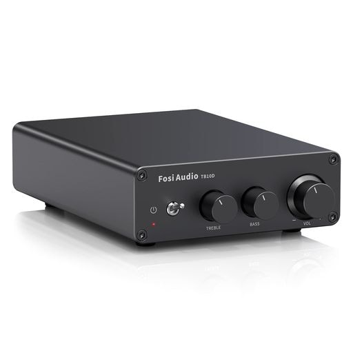 FOSI AUDIO TB10D 600W パワーアンプ TPA3255 デジタルアンプ 2.0CH 小型 オーディオ HIFI ステレオ クラスD アンプ スピーカー用 家庭用 32V電源付き 10,533円