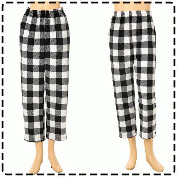 プラスミンクスパンチェックナ염カップルパンツSEP2593MFSSG