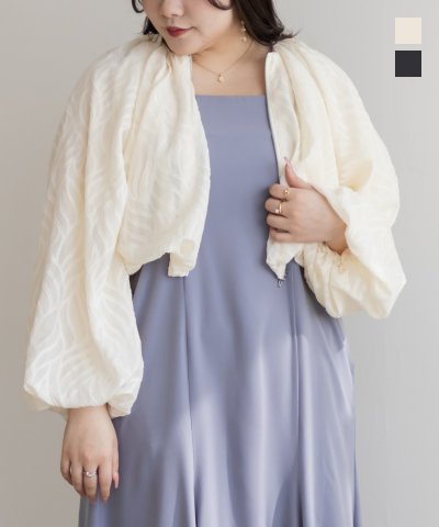 大きいサイズ レディース LL 3L 4L XL XXL XXXL ジャガードジップブルゾン