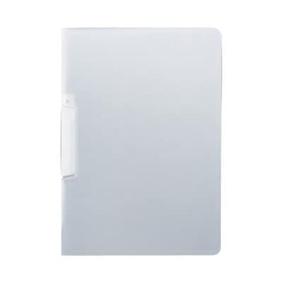 (まとめ) TANOSEE スライドクリップファイルA4タテ クリア 1セット(20冊) (×10セット) |b04 まとめ）TANOSEE スライドクリップファイルA4タテ クリア 1セット（20