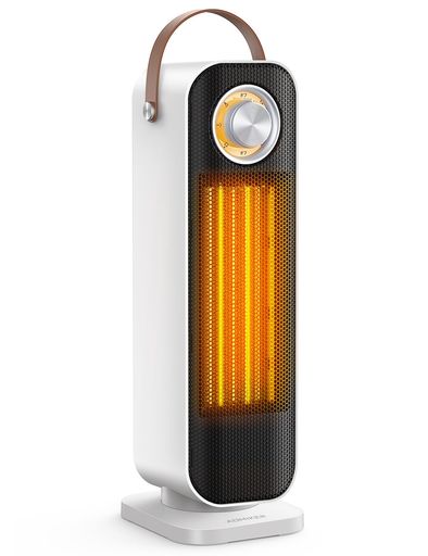 【2024冬新型】AOMIKER セラミックヒーター 1秒速暖 : 1200W/800W 自動首振り 足元 電気ストーブ 小型 温風ヒーター 静音 電気ファンヒーター 暖房器具 コンパクト スリム 省