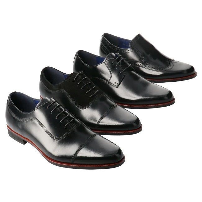 ユミジェンヌ ビジネス シューズ メンズ 日本製 3E 本革 内羽根 外羽根 スリッポン 最新モデル