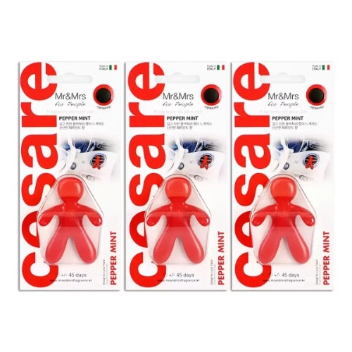 ミスター ミセスチェサレ車用香り - 赤x 3香りの良い車の引き出しのワードローブのトイレのインテリア小道具 5,390円