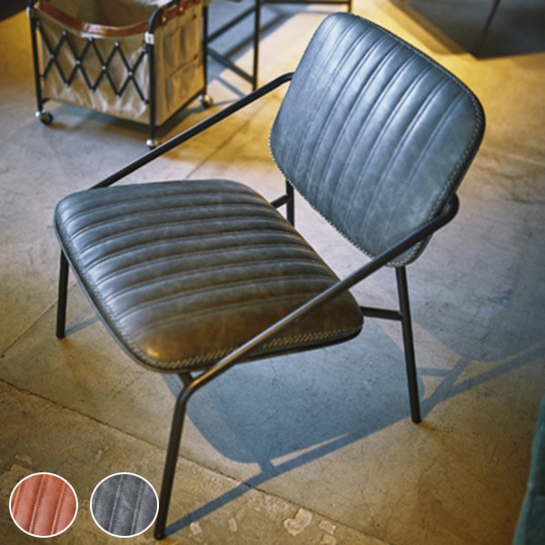 チェア 座面高42cm 椅子 ダイニングチェア ソフトレザー ヴィンテージ調 スチール イス いす 腰掛け チェアー 一人掛け リビング ダイニング 食卓椅子 リビングチェア おしゃれ