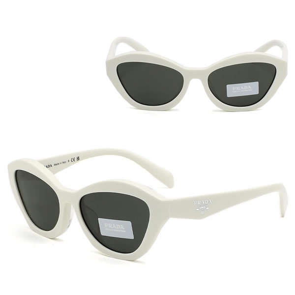 サングラス 0PRA02SF 17K08Z 55 サングラス メンズ レディース ユニセックス ホワイト ダークグレー