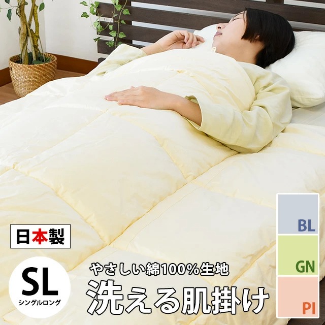 洗える 肌掛け布団 シングル ダクロン フレッシュ 夏 1S2015