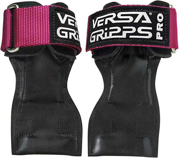 VERSA GRIPPS PRO オーセンティック サポーター パワーグリップ MED/LG-Pink( ピンク, Med/Large：手首18.2-20.3cm)