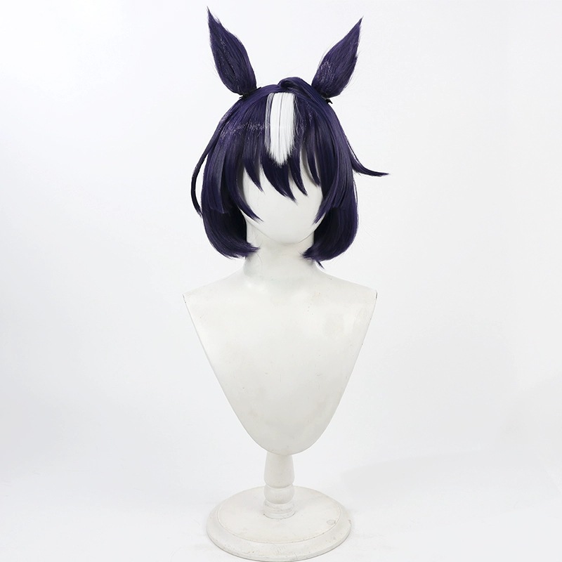 ウマ娘プリティーダービー　ヴィルシーナ　紺碧の戴冠式　コスプレウィッグ
