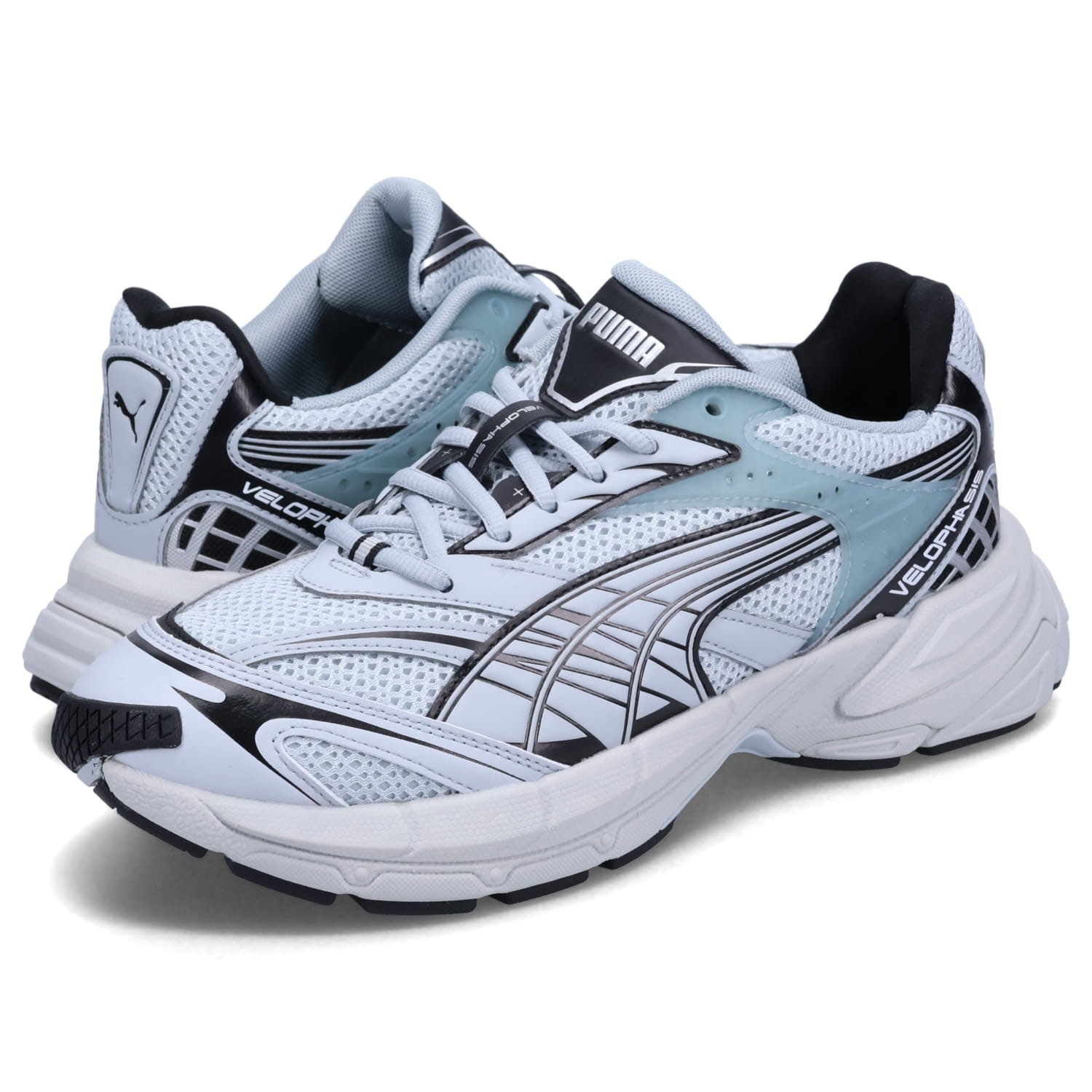 スニーカー ヴェロファシス テクニッシュ メンズ 厚底 グレー 390932