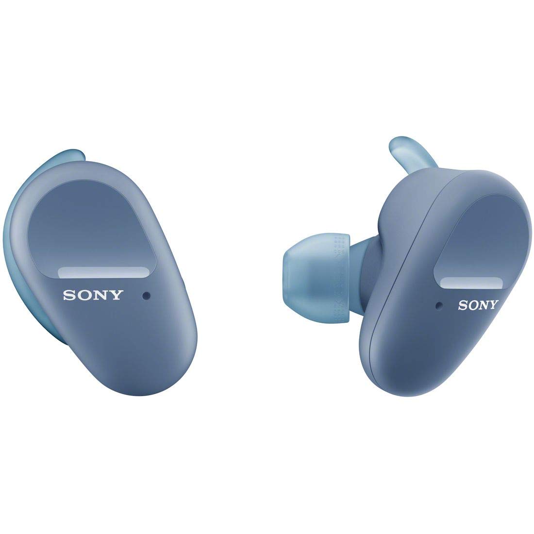 ソニー 完全ワイヤレスノイズキャンセリングイヤホン WF-SP800N : Bluetooth対応 左右分離型 防水仕様 2020年モデル 360 Reality Audio認定モデル ブルー WF