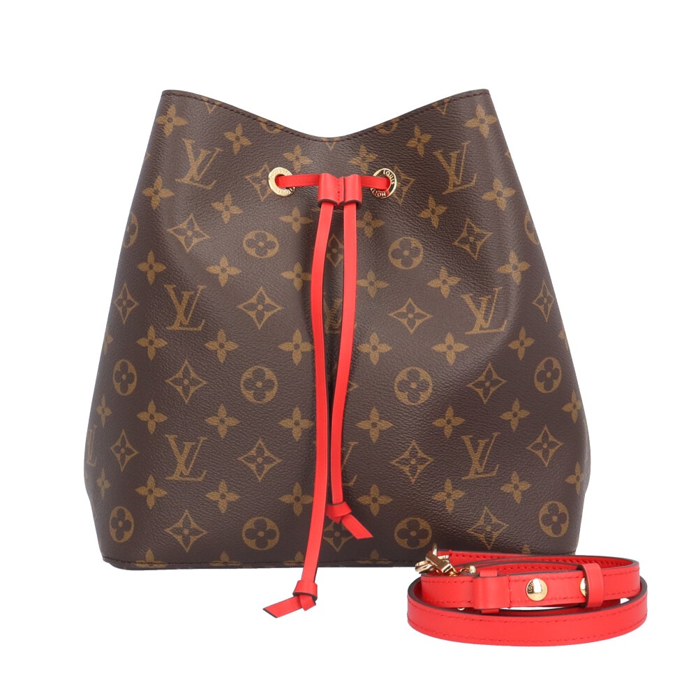 ルイヴィトン ネオノエ モノグラム ショルダーバッグ モノグラムキャンバス M44021 ブラウン LOUIS VUITTON 中古 美品