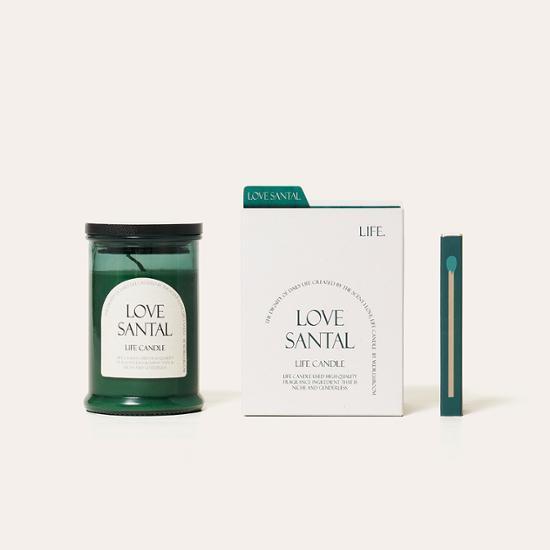 W.DRESSROOM ライフキャンドル 3種類から1つ選択（ラブサンタル/ウッディフィグ/オードウォーター）