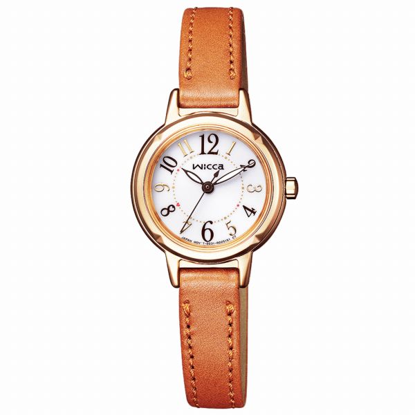 取寄品 正規品 CITIZEN シチズン ウィッカ KP3-627-10 wicca ラウンドフェイス ソーラーテック レディース腕時計 10,659円