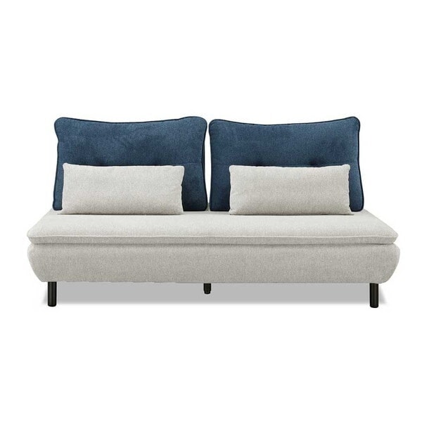 筑波産商 ソファ Isra 2P+背x2 GYBL/GY メーカー直送
