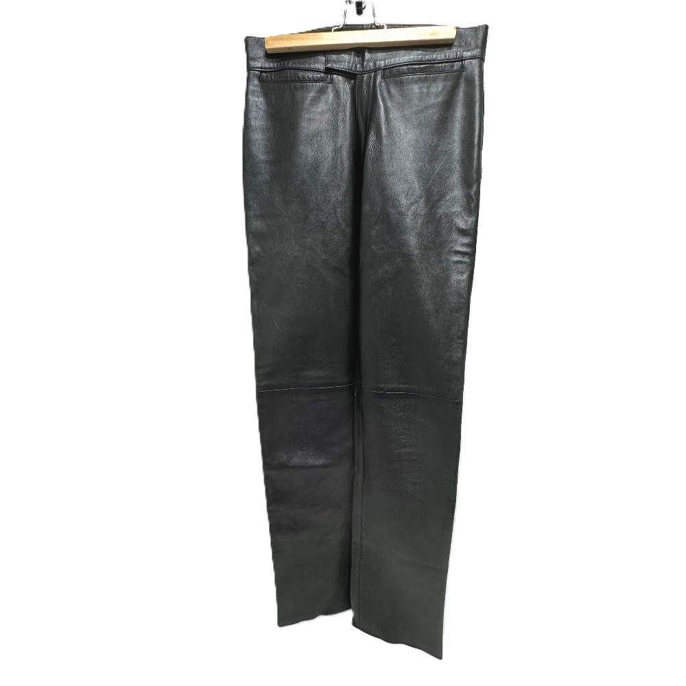 パンツ ライダース アパレル ボトムス マジックテープ レザー レザー ブラック
