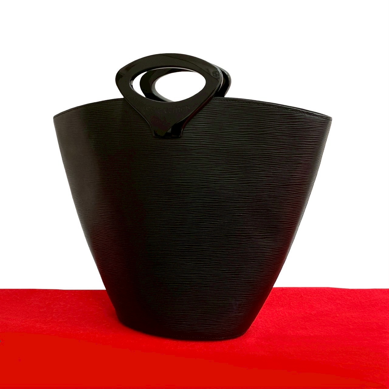 ヴィンテージ ノクタンブル エピハンドバッグ レザー ブラック 74726