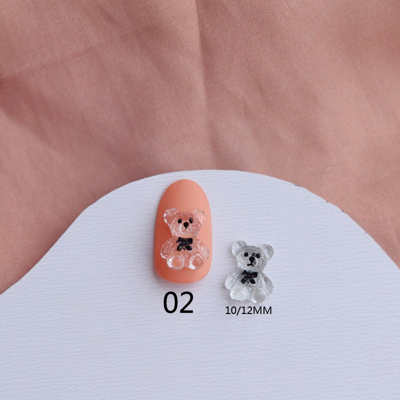 商品説明必読!!テディベア くま ネイルパーツ 10個 商品説明必読!!テディベア くま ネイルパーツ 10個 Qoo10] かわいい