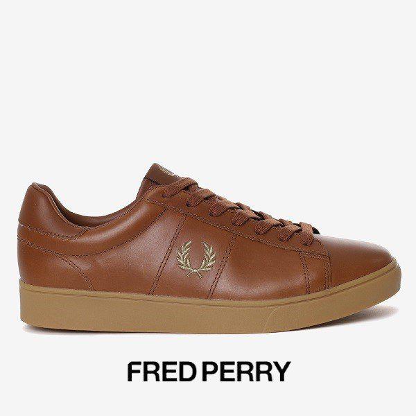 [Fred Perry] おしゃれなメンズ牛革スニーカー SFPM2314334-448
