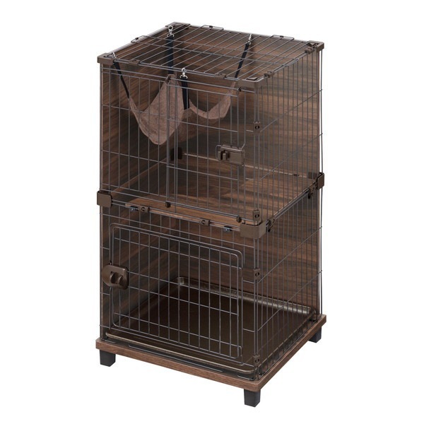 PFSC-602 ウォールナット [ファニチャースタイルケージ (2段)] メーカー直送