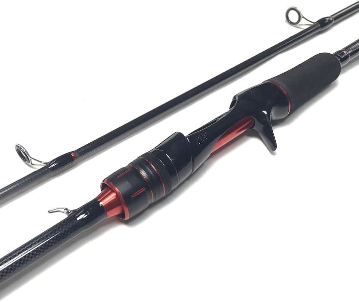 EVA 6フィート 1.8m ベイトロッド 2ピース MH バスロッド シーバスロッド ロックフィッシュロッド(EVA6ftベイトロッド2ピース(MH), 6ft(1.8m))