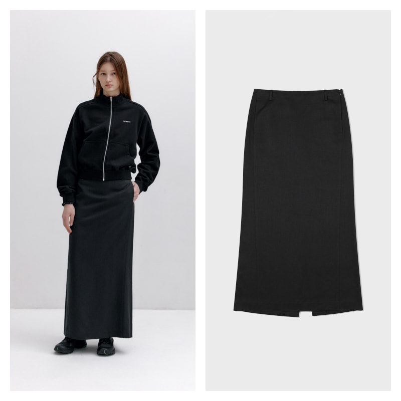 【LOW CLASSIC】関税/送料込み RELAXED SLIT LONG SKIRT LOW CLASSIC】関税/送料込み RELAXED SLIT LONG SKIRT
