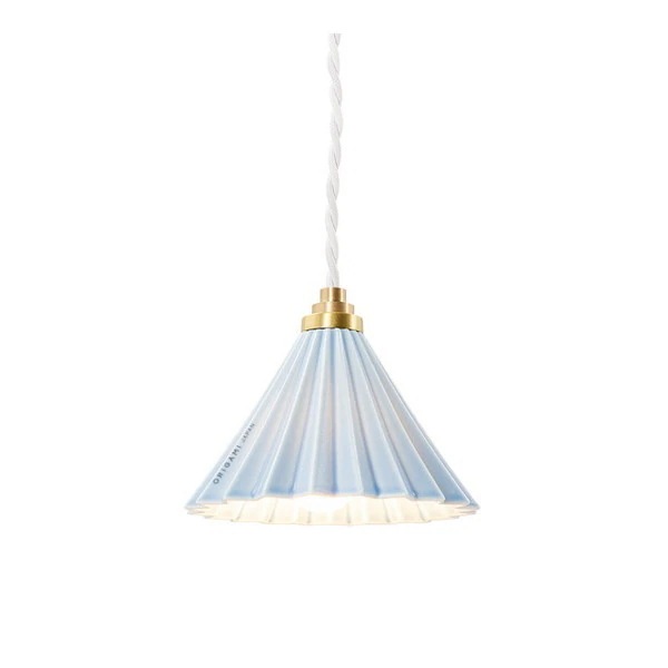gram8 TC-1512-WH/MBL DRIPPER LAMP ペンダントライト コンセントタイプ マットブルー ホワイトコード [LED電球付属] メーカー直送