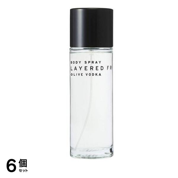 レイヤードフレグランス(LAYERED FRAGRANCE) ボディースプレー オリーヴウォッカ 100mL 6個セット