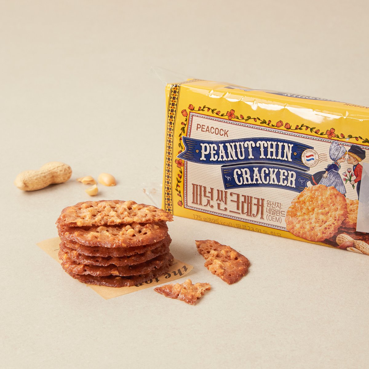 ピーナッツ シンクラッカー 175gx4袋