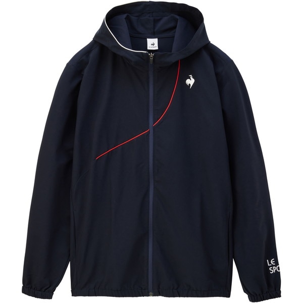le coq sportif ルコック メンズ サンスクリーンクロス フーデッドジャケット マルチスポーツ ウインドウェア QMMXJF21-NV メンズ