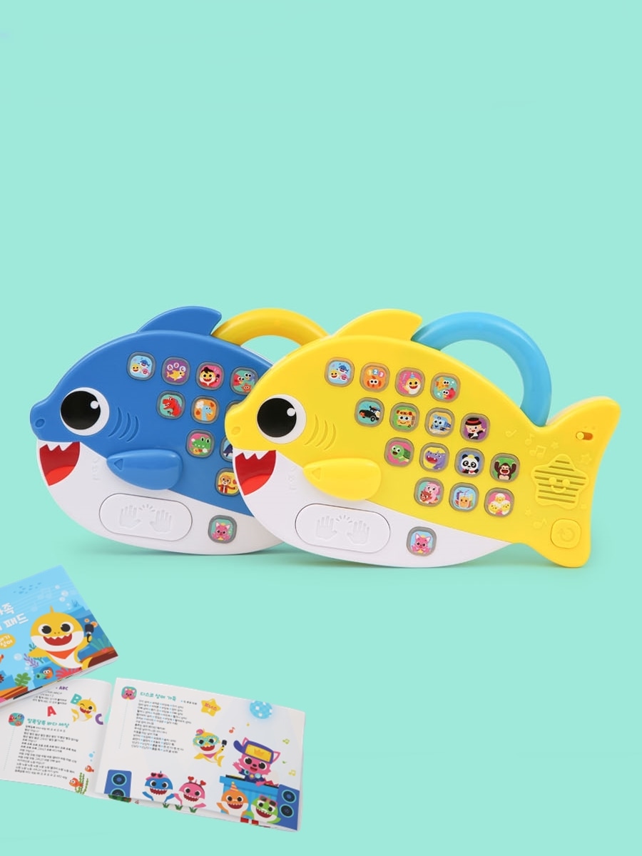 [ピンクポン]サメ家族メロディパッド2種（2種タック1）