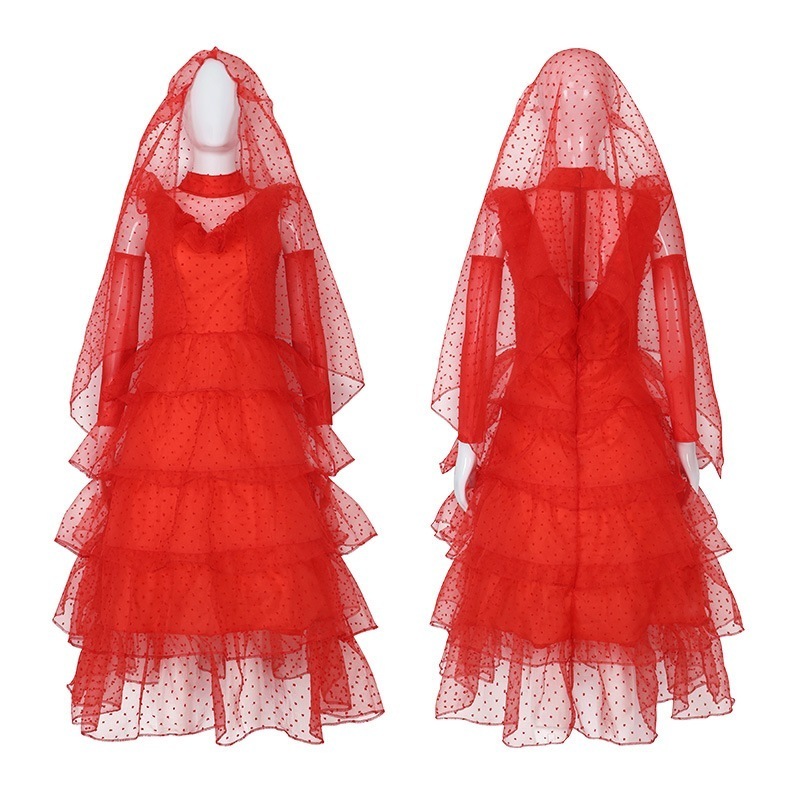 映画 アークメイジ リディア レッド ゴシックドレス アニメ コスプレ衣装 Co コスチュームハロウィン 6,382円