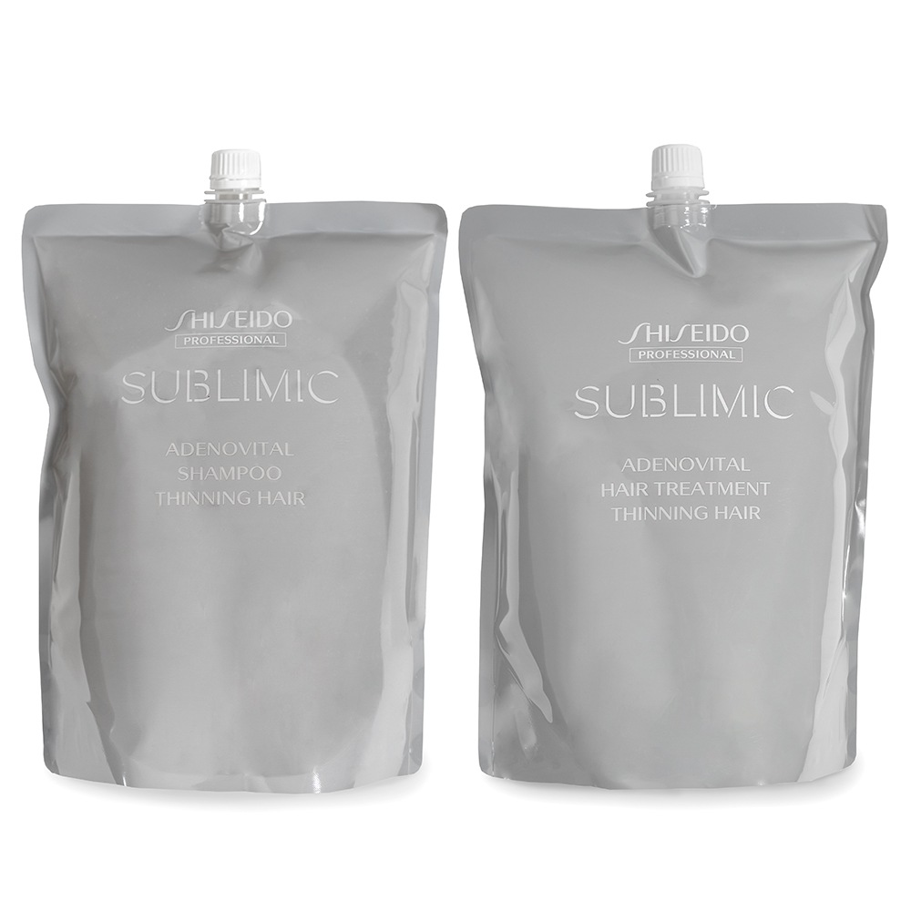 SUBLIMIC サブリミック アデノバイタル シャンプー & ヘアトリートメント 1800ml & 1800g （詰替）