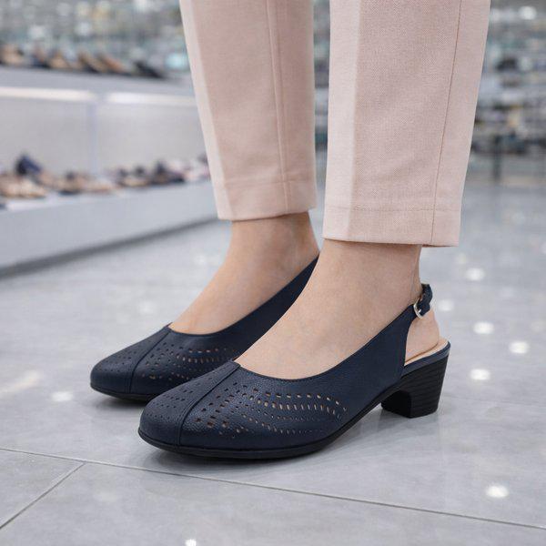 女性パンチングスリングバック YAFMTS622NYCAIV HFGZ3B GN_GN