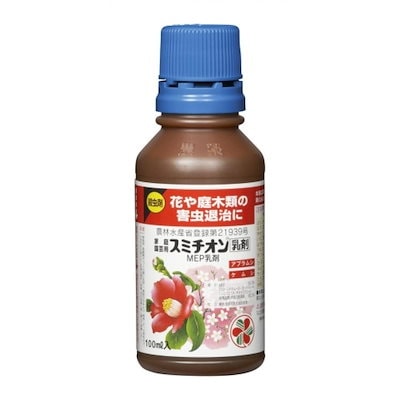 他サイト： 住友化学園芸 家庭園芸用スミチオン乳剤 100ml　殺虫剤 アブラムシ カメムシ コガネムシの商品画像