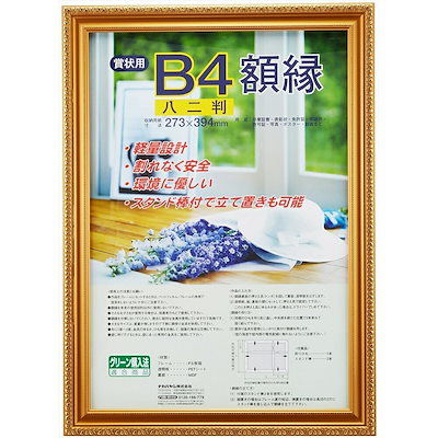 他サイト： ナカバヤシ　樹脂製賞状額 金ケシ 賞状八二判　フKWP37の商品画像