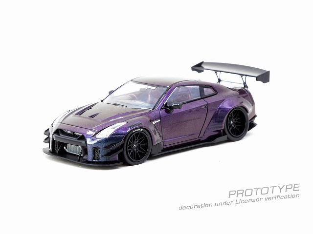 ターマックワークス 1/43 LB-WORKS NISSAN GT-R R35 type 2 Midnight purple【T43-019-MP】 ミニカー T43-019-MP LBW ニッサン
