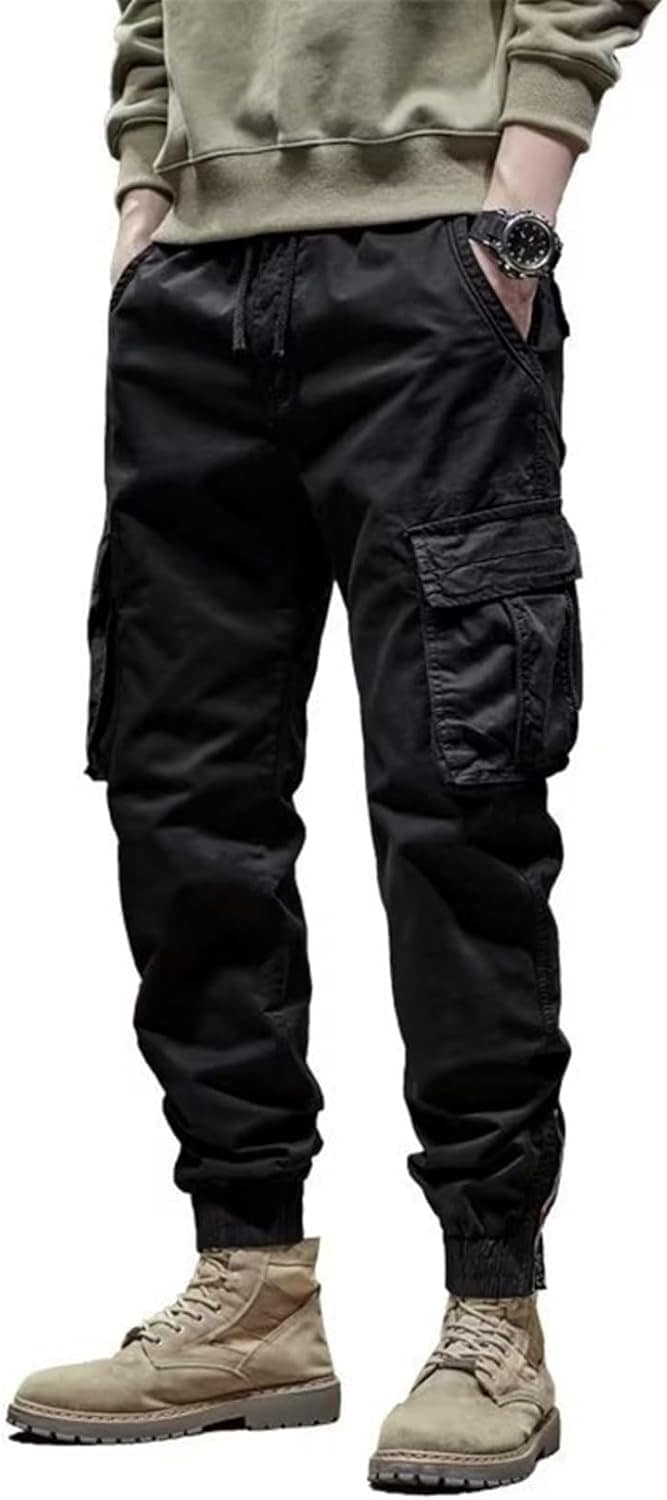 カーゴパンツ メンズ 作業パンツ ワークパンツ ロングパンツ ビッグシルエット 引き紐 ポケット付き 袴パンツ ボトムス 動きやすい はき心地いい お出掛け 旅行 カジュアル ストリート系 お兄系 原