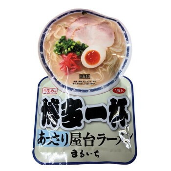 まるいち 博多一杯 あっさり屋台ラーメン スープ付 1人前x60入 Z4230