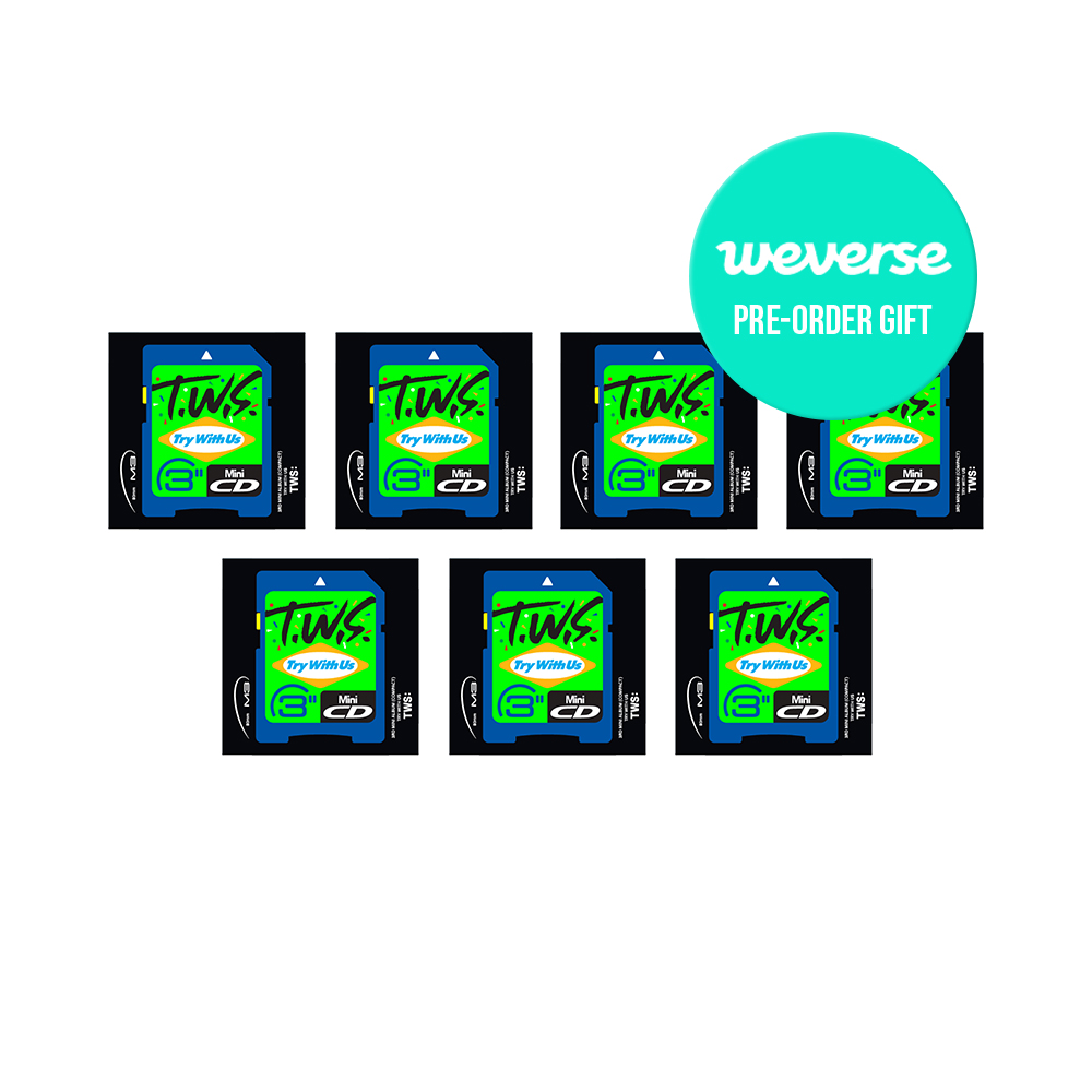 【WEVERSE特典選択】 TWS - TRY WITH US / COMPACT VER / アルバム / 8種セット