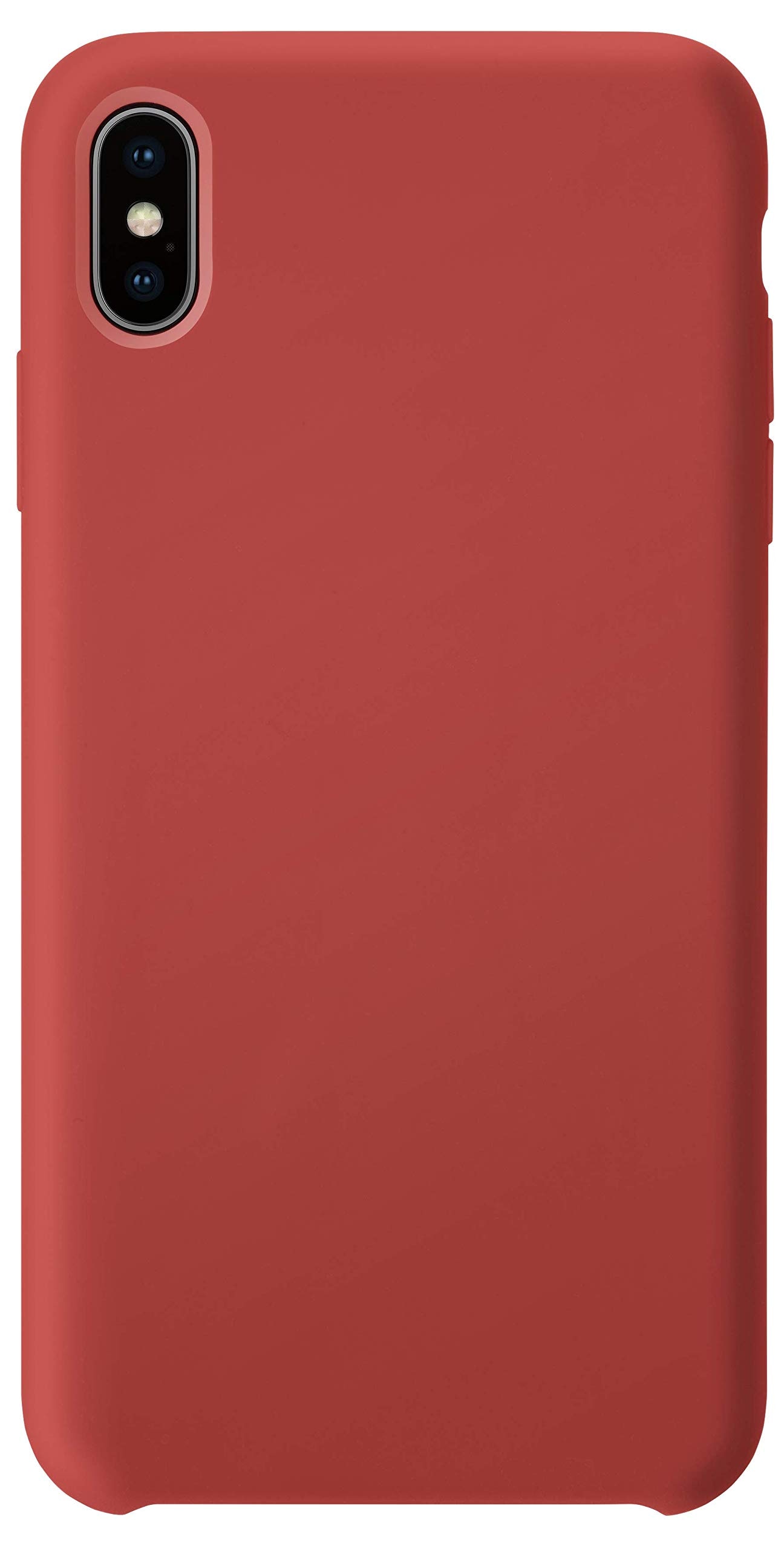 【The Kase/ケース】スマホケース iPhone XS Max ソフトジェル シリコンケース ルージュレッド 38931544