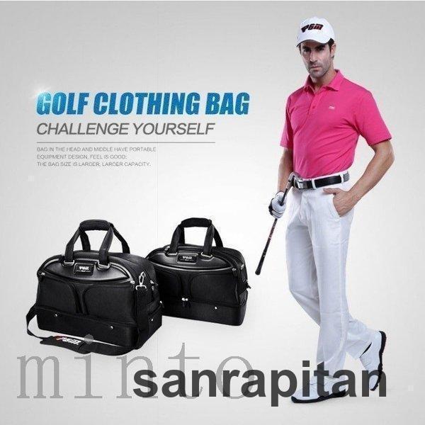 ゴルフバッグ ゴルフ用バッグ バッグ トートバッグ スポーツ シューズ収納付き ショルダーバッグ カバン 2way 防水