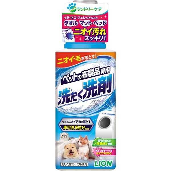 （まとめ） ペットの布製品専用 洗たく洗剤 400g （ペット用品） (×10セット)