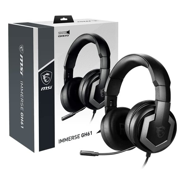 IMMERSE GH61 ゲーミングヘッドセット ブラック IMMERSEGH61GAMINGHEADSET