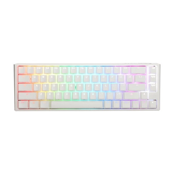 dk-one3-classic-pw-rgb-mini-silver ホワイト [ゲーミングキーボード (英語配列61キー/シルバー軸)/USB接続/有線]