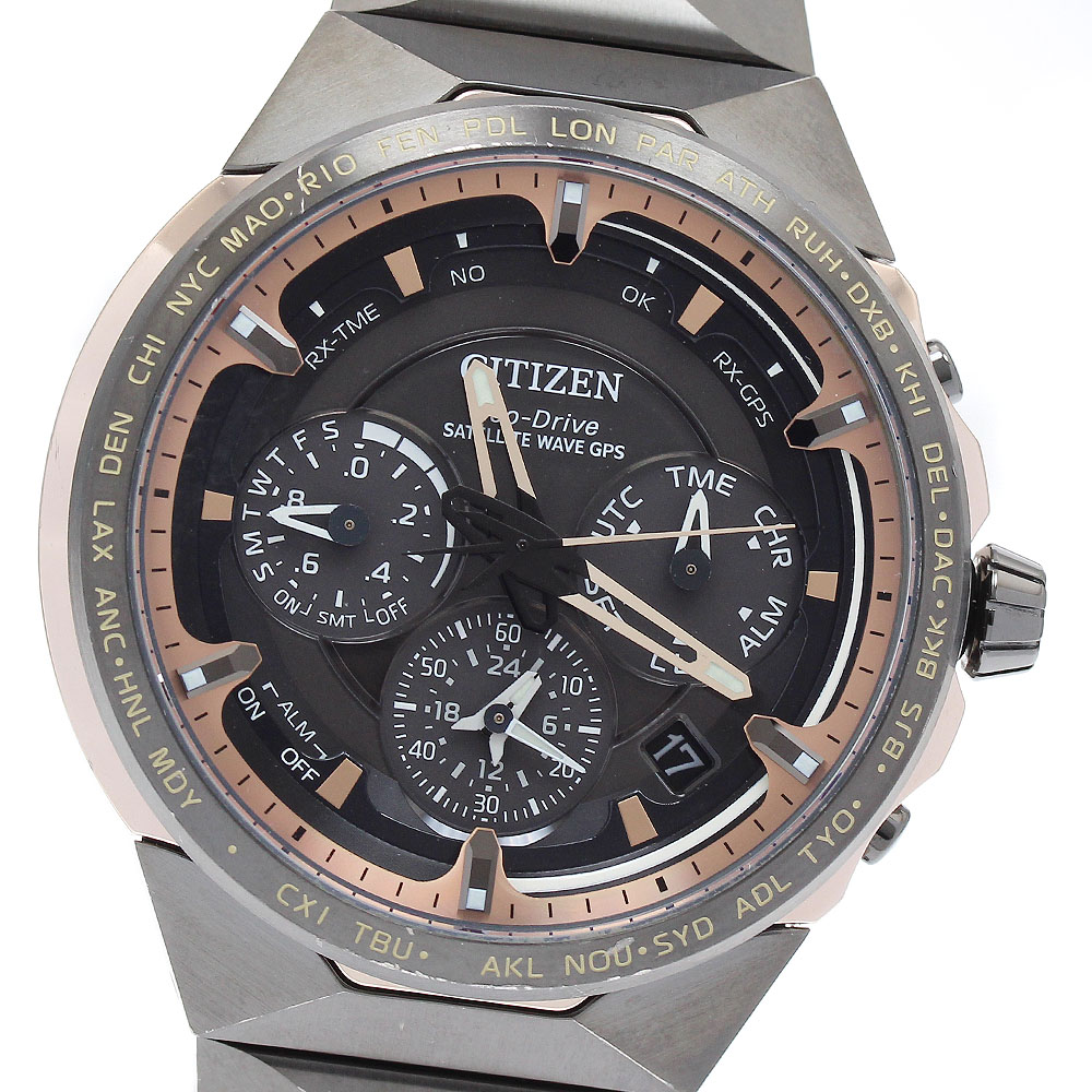 シチズン CITIZEN F950-T026729/CC4025-82E サテライトウェーブ エコドライブ チタニウム技術50周年記念 メンズ 内箱・保証書付き_895320【中古】