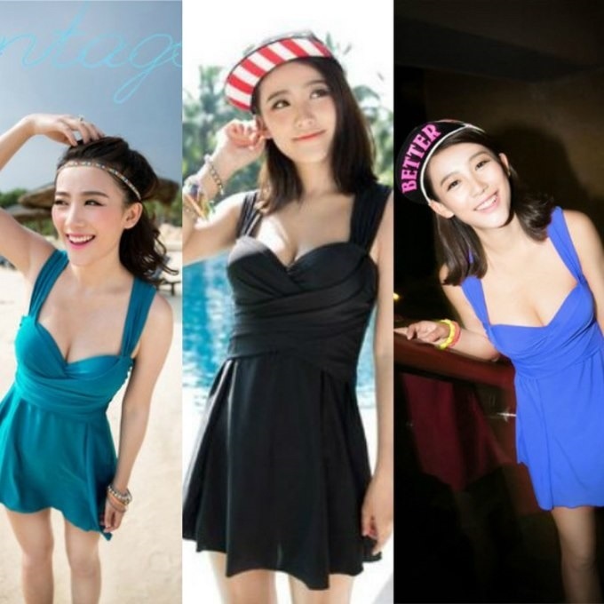 水着レディース ビキニ ワンピース レディース水着ビキニ水着 激安水着ワンピース水着体型カバー水着通販格安セクシー水着 みずぎ Mizugi 可愛い水着かわいい水着 女性水着ホルターネック谷間ママ水着安い無地オールインワン大きいサイズ水着14