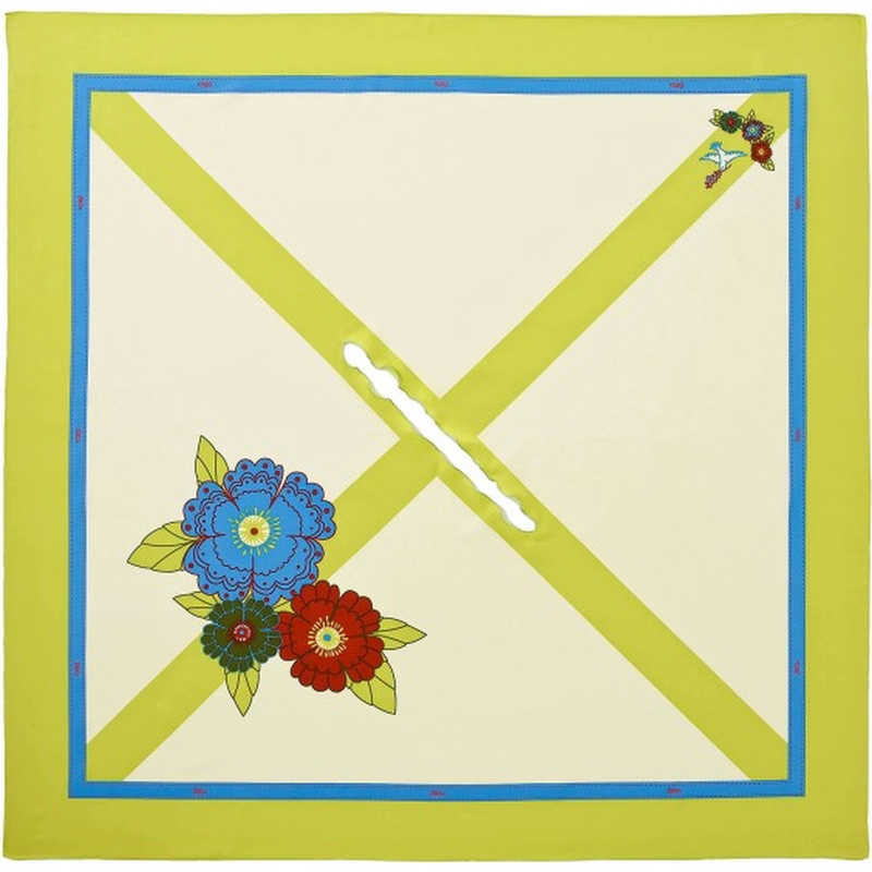 ズームティー　Betta 授乳スカーフ モダンフラワー (グリーン)