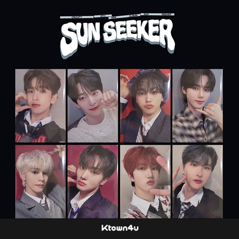(8種セット) CRAVITY 6集 Mini Album - SUN SEEKER [KTOWN4U PHOTOCARD]