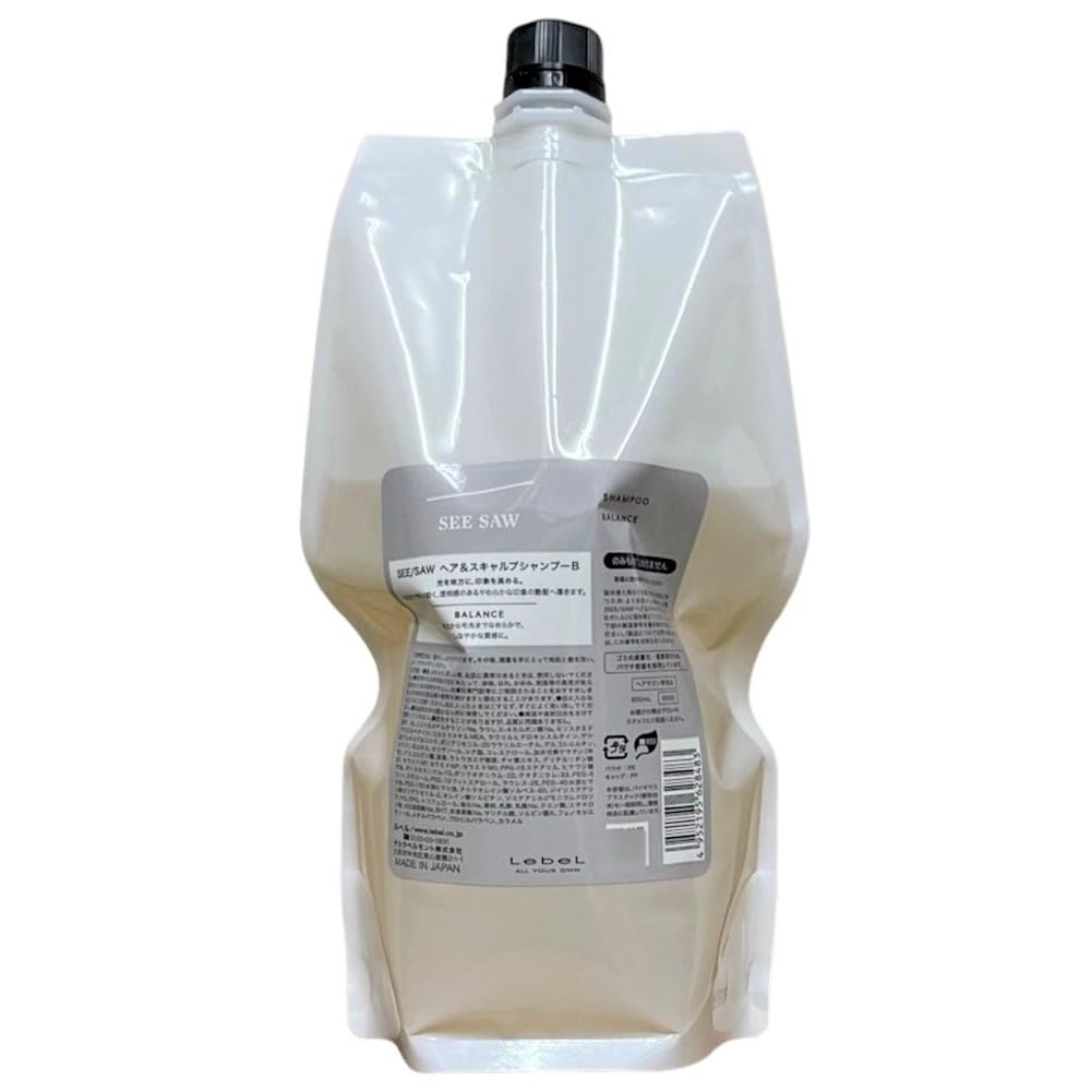 ルベル SEE/SAW ヘア＆スキャルプシャンプーB バランス 800ml レフィル 6,806円